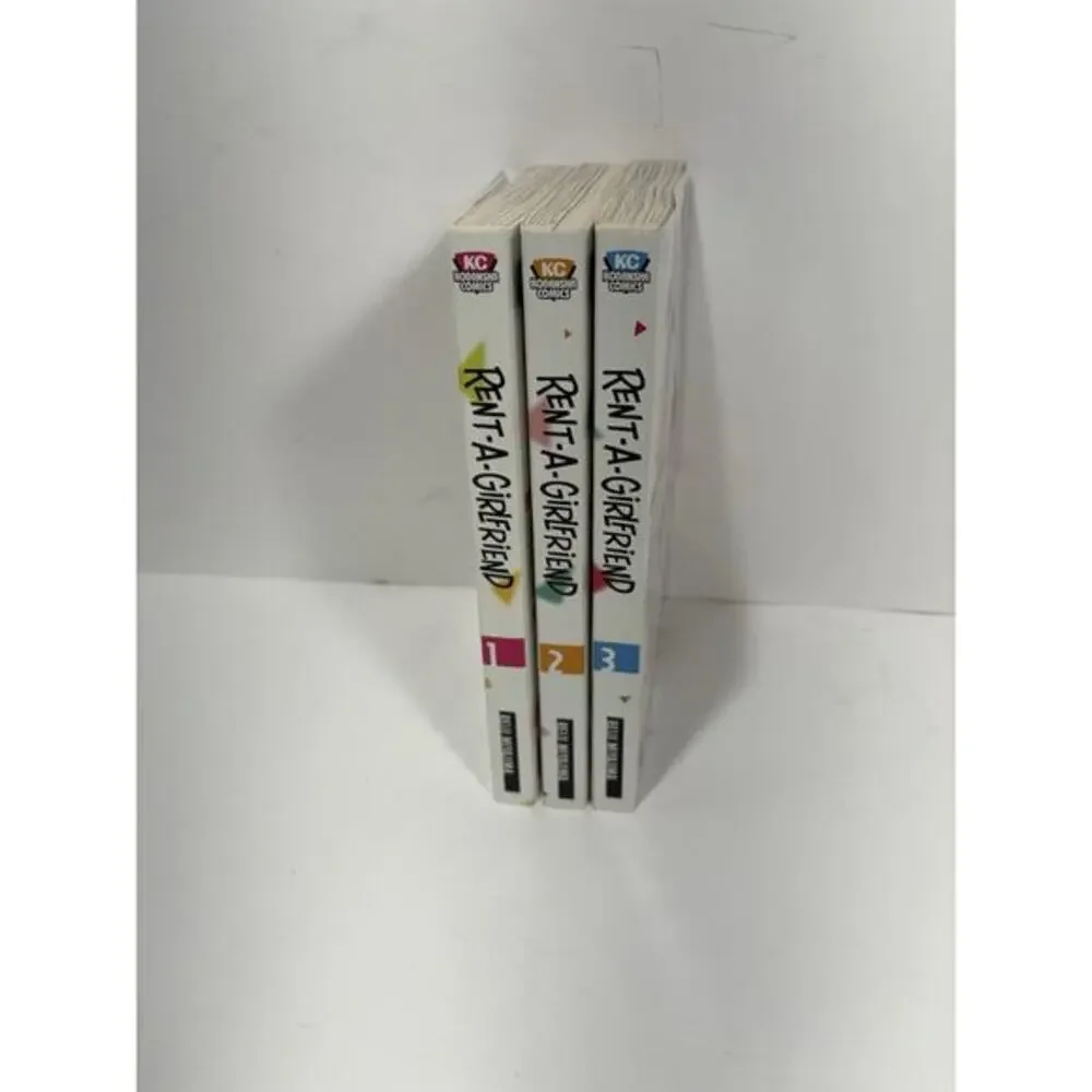 Rent-A-Girlfriend Volumes 1, 2, 3 Reiji Miyajima‎ English Manga Lot of 3